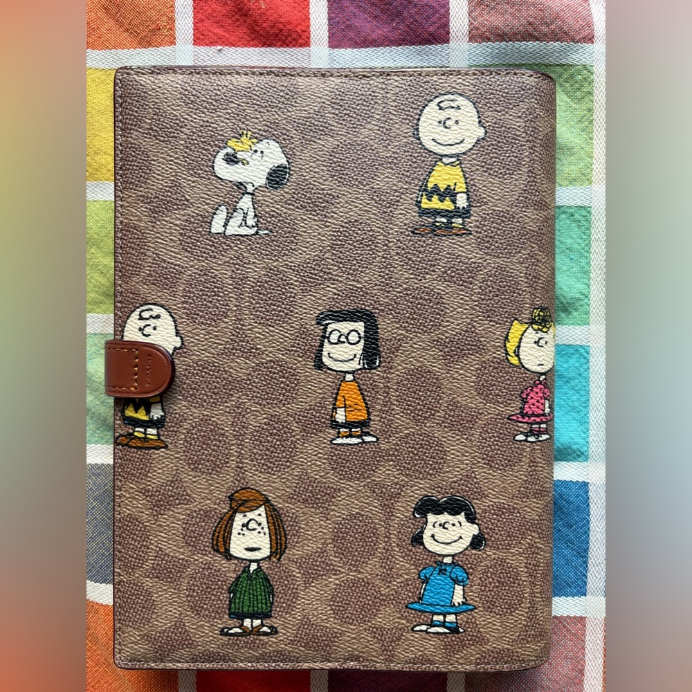 ๐ถ๐๐ถ COACH X PEANUTS NOTEBOOK IN SIGNATURE CANVAS ๐ถ๐๐ถ NWT ๐ถ๐๐ถ - Picture 8 of 15